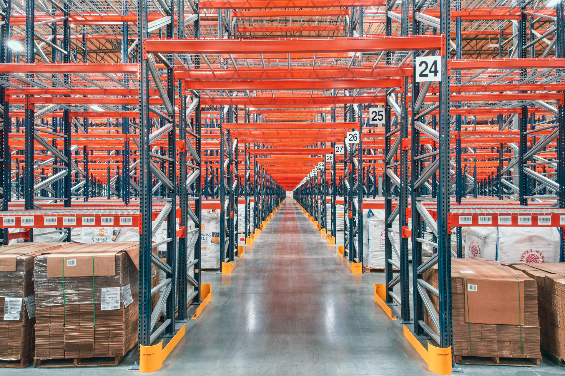 Industrial pallet racking installation in Georgetown Kentucky warehouse